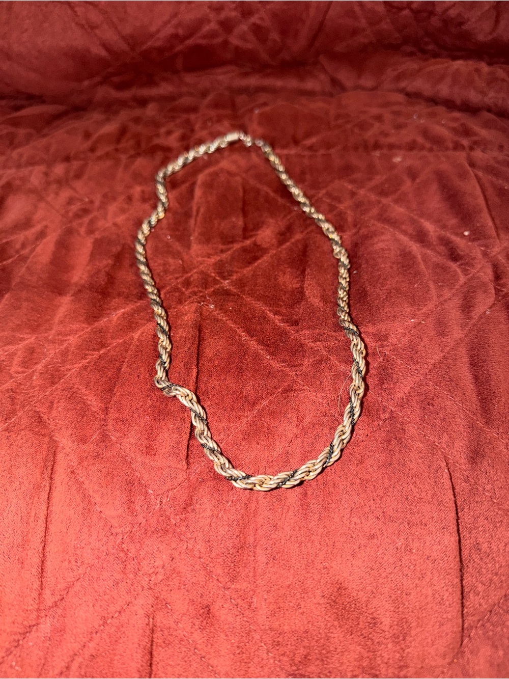 Silver tone Rope Chain Necklace for Women - Timeless Twist Design